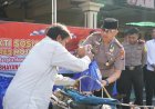 Sambut Hari Bhayangkara Ke-80, Polres Mojokerto Kota Gelar Pemeriksaan Kesehatan Gratis